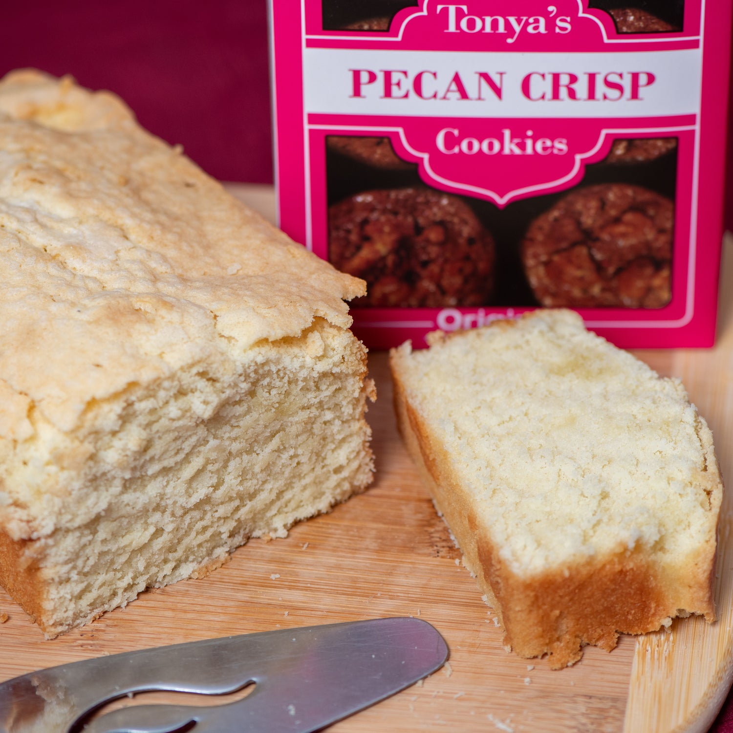 Cream Cheese Pound Cake Mini & Pecan Crisp Cookies Bundle