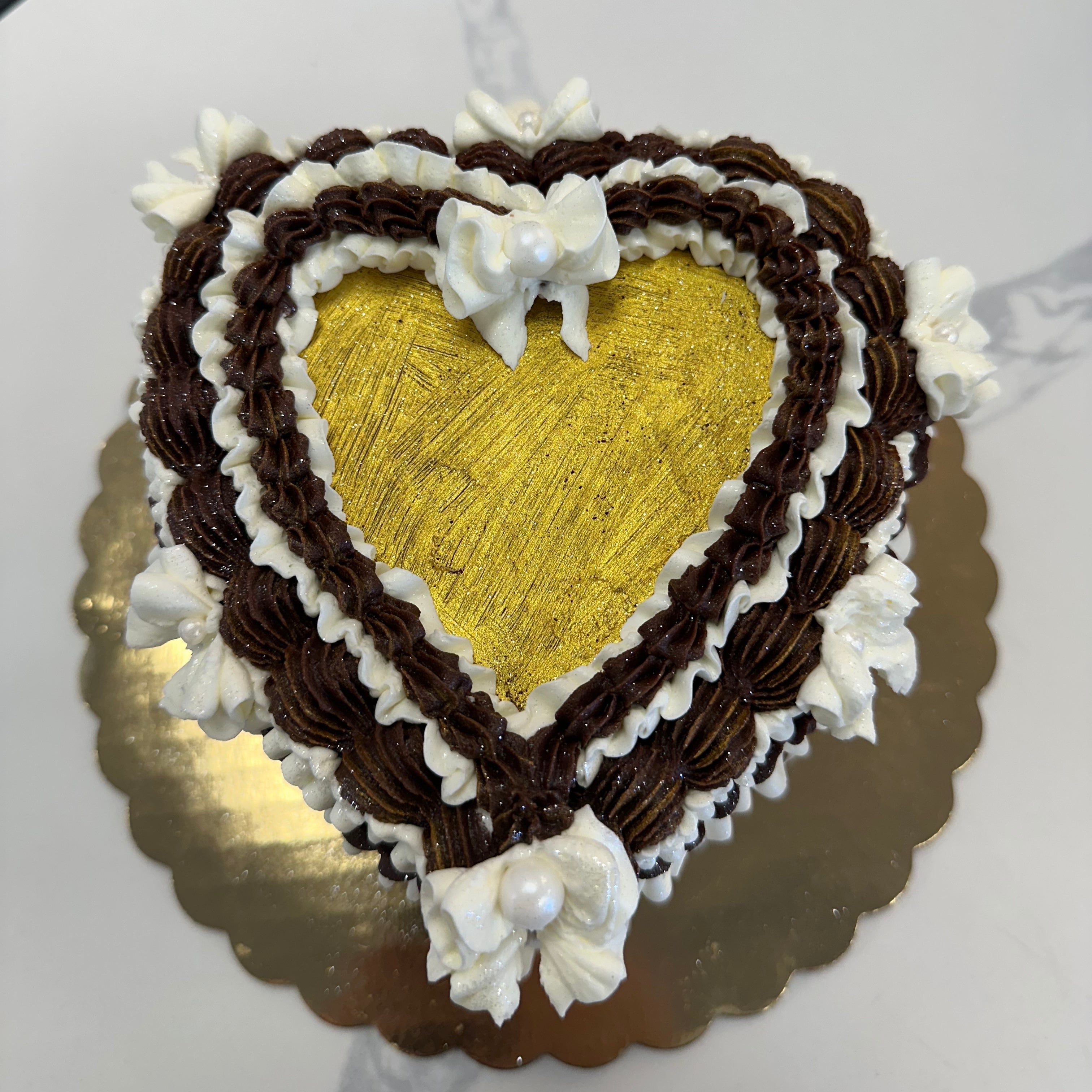 Vintage Heart Cake
