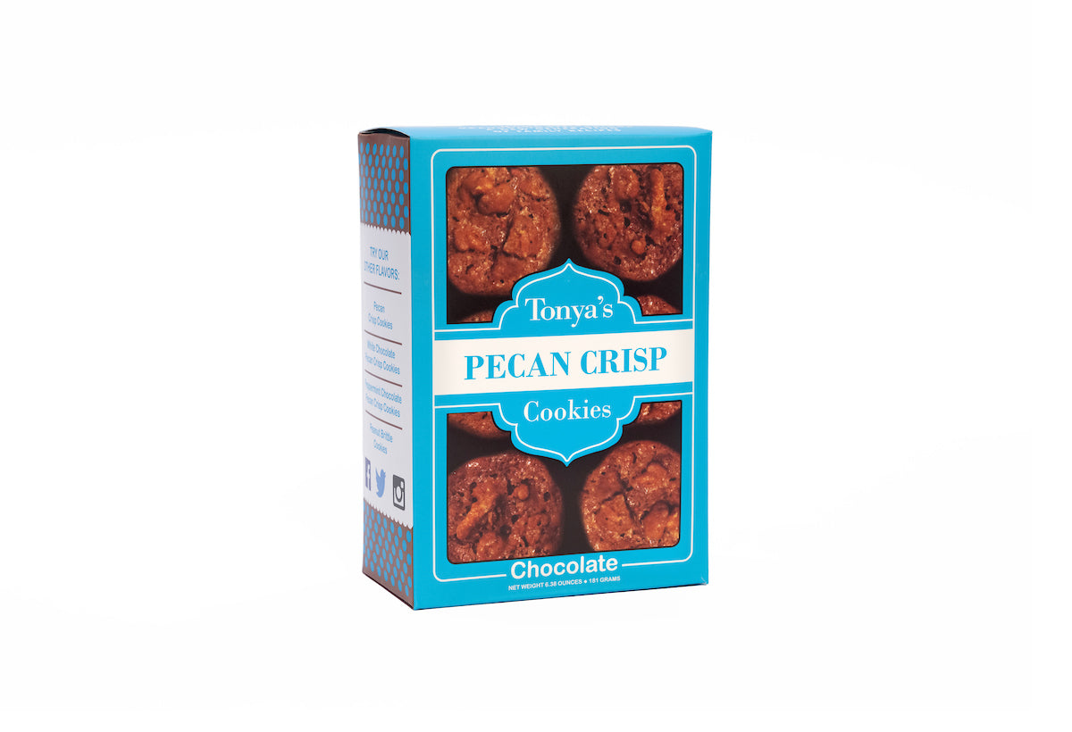 (2) Chocolate Pecan Crisp Cookies