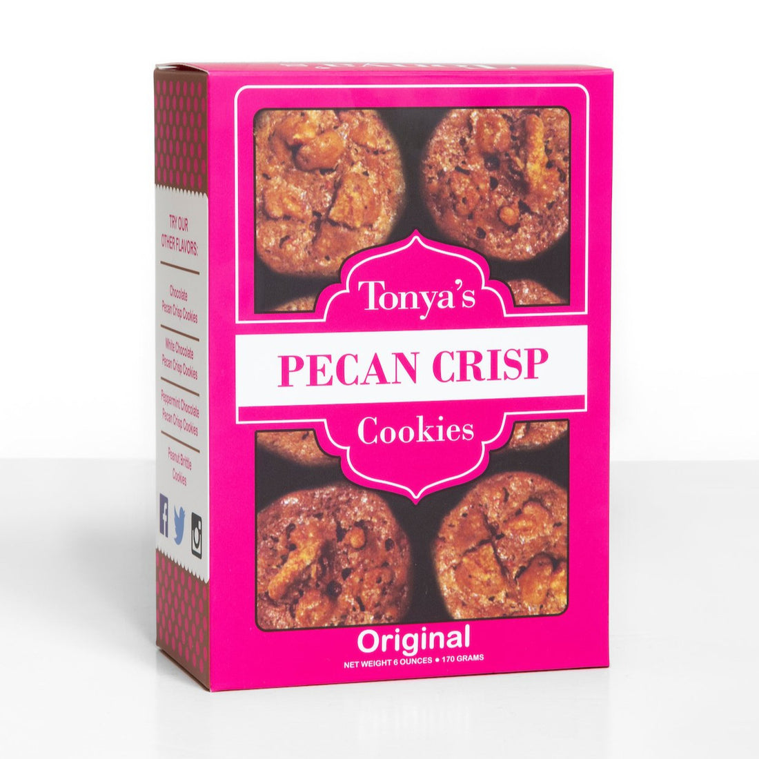 (2) Pecan Crisp Cookies (6oz)